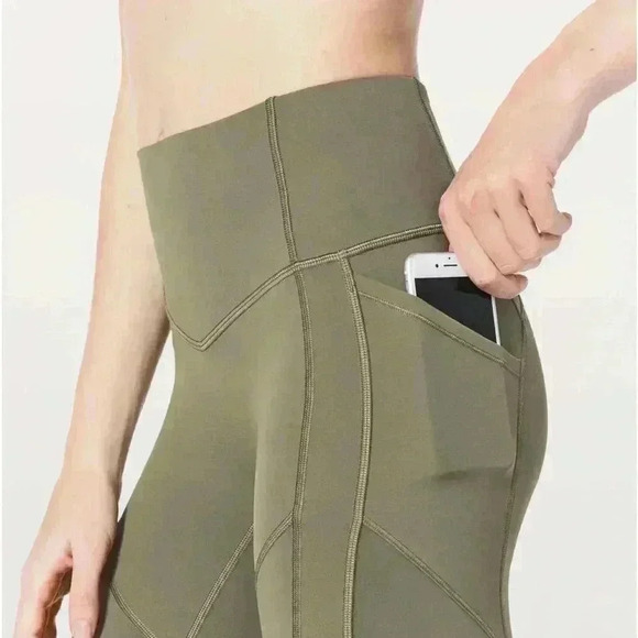 Lululemon All The Right Places II Pants *28" in green color size 2 - Picture 3 of 12